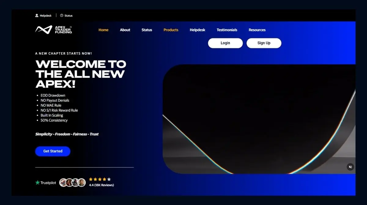 Founded by Darrell Martin in 2021, Apex Trader Funding focuses strictly on futures trading